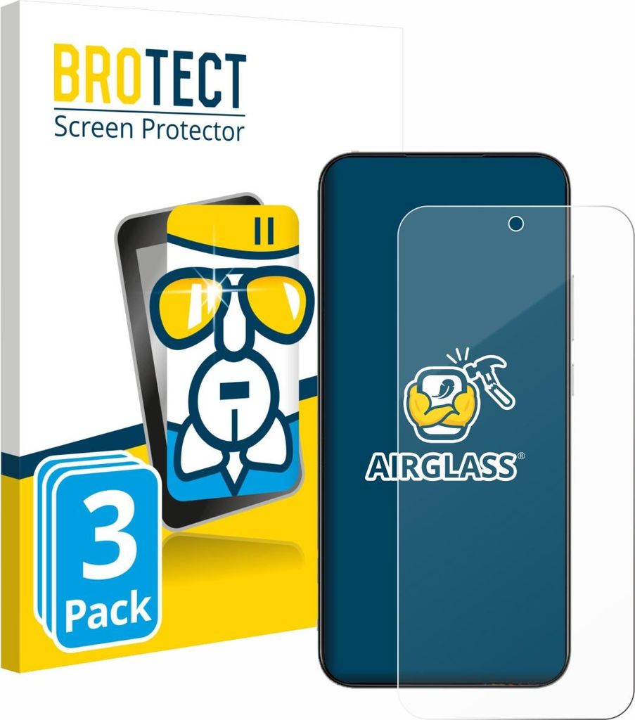3x BROTECT Schutzglas für realme Narzo 90 Schutzfolie Panzer Folie Glas Display Schutz klar