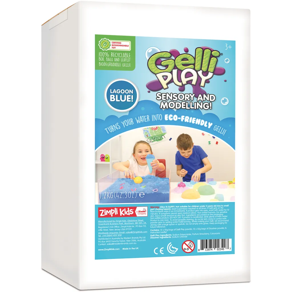 Matériel d'ergothérapie : gomme sensorielle bleue 1 kg pour rééducation - 4