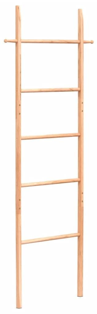 vidaXL Handtuchleiter 170 cm Massivholz Nussbaum