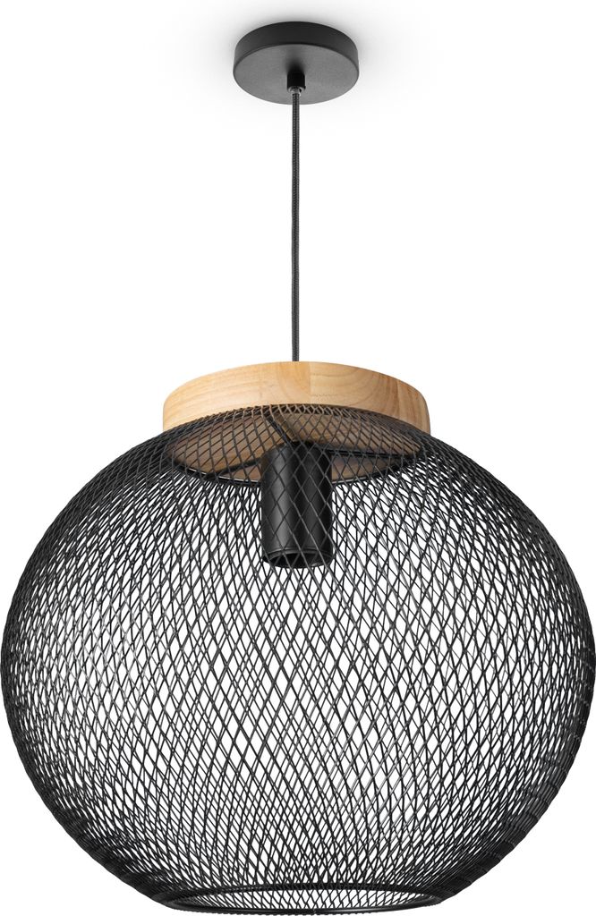 Pendelleuchte Esszimmerlampe Korblampen Metall Hängelampe Produktbild 