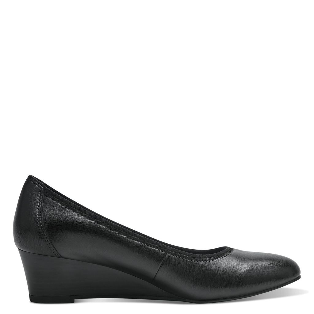 Tamaris Damen Pumps Leder Keilabsatz TOUCHit Fußbett Produktbild 1