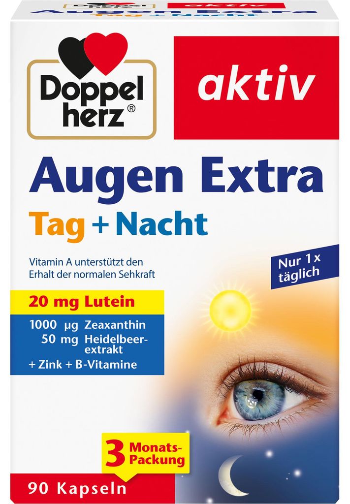 Doppelherz Augen Extra Tag+Nacht Kapseln 90 St Produktbild 