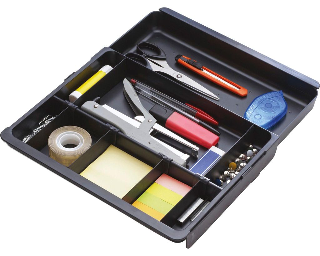 EXACOMPTA Schubladen Einsatz DRAWINSERT Classic schwarz Produktbild 