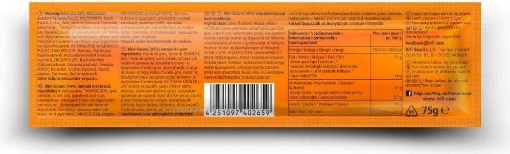 BiFi Original Roll XXL 24 x 70 g Salami im Teigmantel Produktbild 4