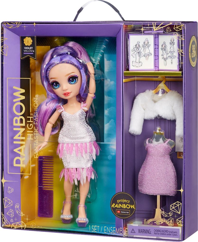 MGA Rainbow high Fantastic Fashion Violet Willow NOVINKA Obrázek produktu 