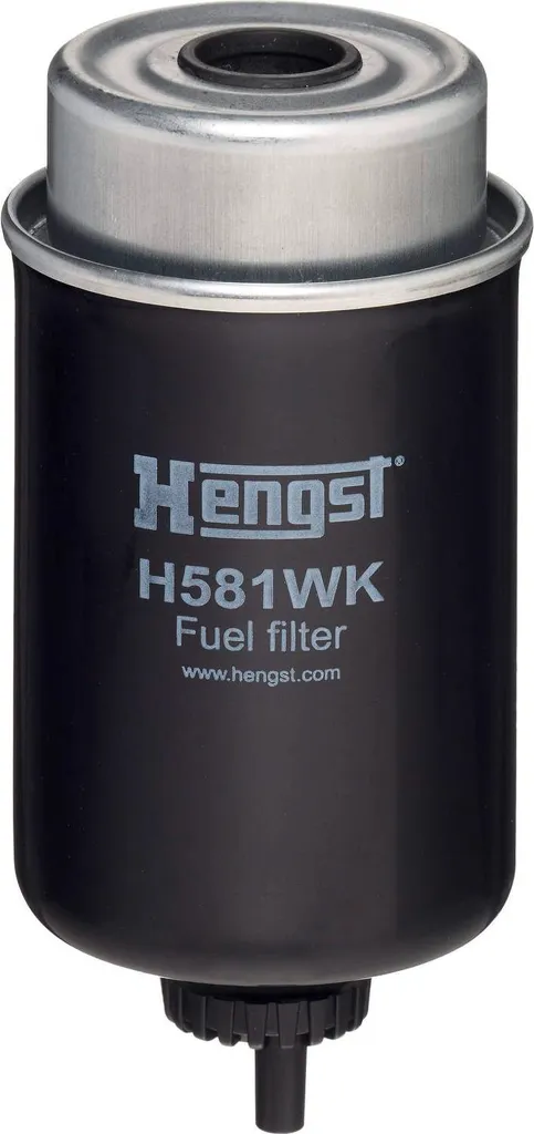 Filtre à carburant robuste HENGST pour engins SISU et MASSEY FERGUSON