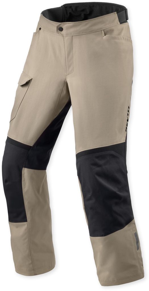 Revit Convergent H2O wasserdichte Motorrad Textilhose, sand/schwarz, Short L