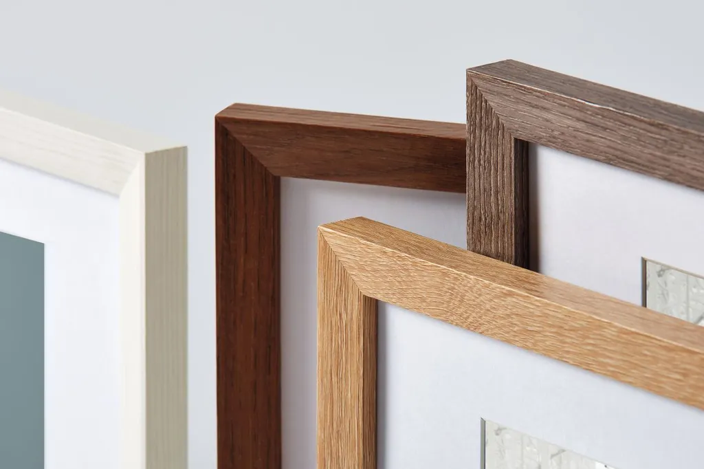 Walther cornice in legno Fiorito 40x60 cm noce vetro acrilico - 2