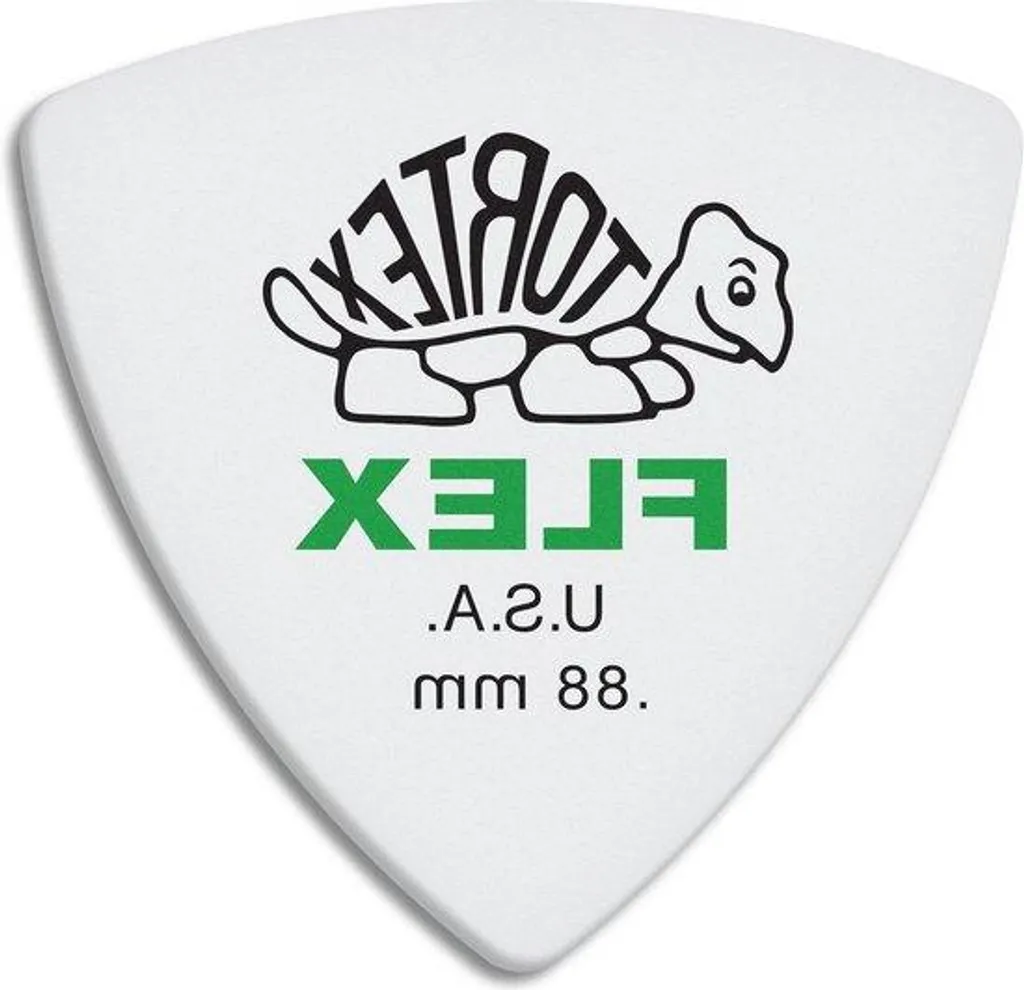 Médiators pour guitare acoustique 0,88 mm triangulaires et flexibles