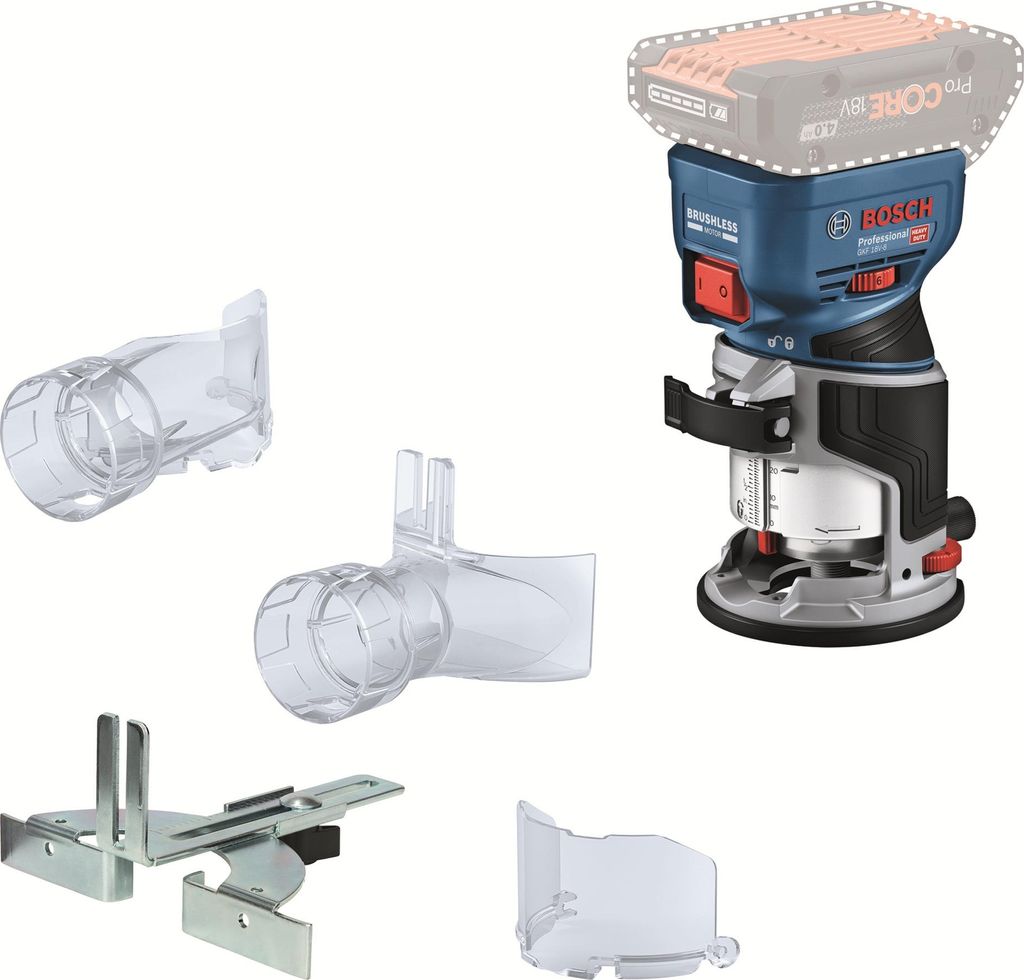 Bosch GKF 18V-8 Solo (8mm collet), Carton Image du produit 