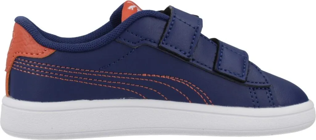 Puma Smash 3.0 Dino V Enfant : Basket à Scratch avec Semelle SoftFoam+ - 4
