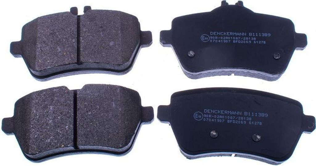 DENCKERMANN B111389 Bremsbelagsatz, Scheibenbremse OE kompatibel mit S-Klasse, SL