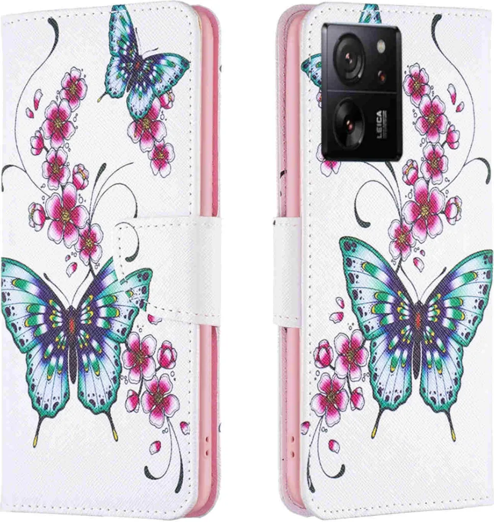 Offerta Cover Xiaomi 13T / 13T Pro Pelle PU - Custodia Libro Motif 4