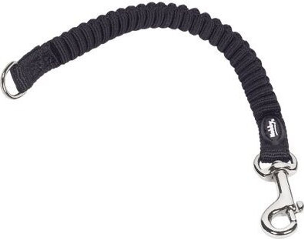 Nobby Soft stop belt, Haustiergurt in I-Form, Hund, Schwarz, 10 mm, 230 mm
