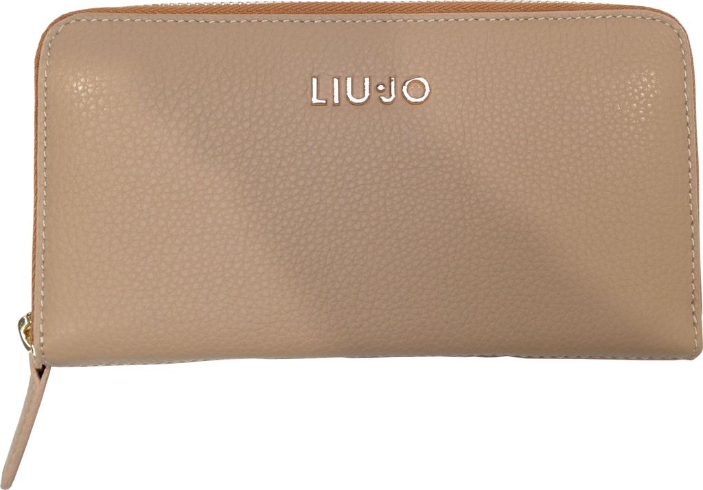 Liu Jo Geldbeutel Geldbörse Damen Leder Stoff Beige N15060P0151-71328