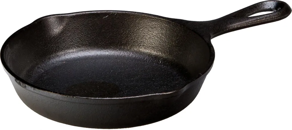 Poêle ronde Lodge 16,51 cm en fonte durable avec logo loup artistique