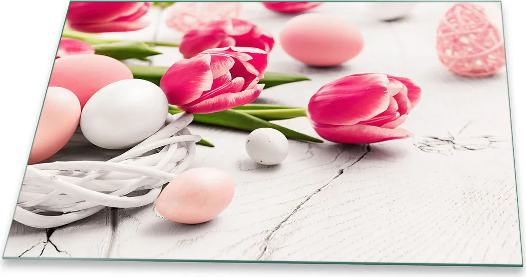 Copri Piano Cottura Vetro Ceramica 80x52 Rosa | Protezione Igenica