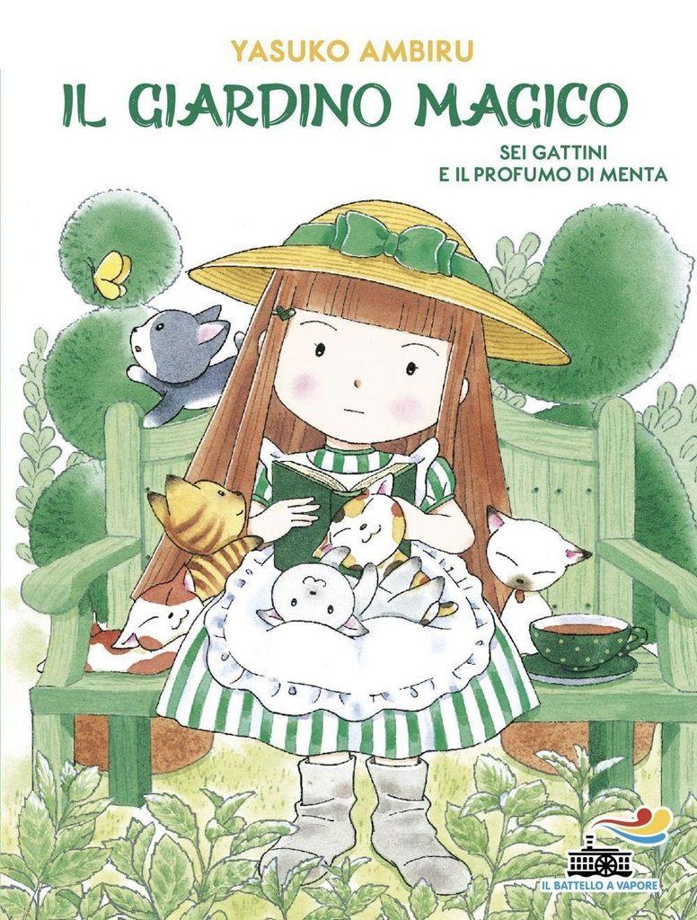 Yasuko, A: Sei gattini e il profumo di menta. Il giardino ma