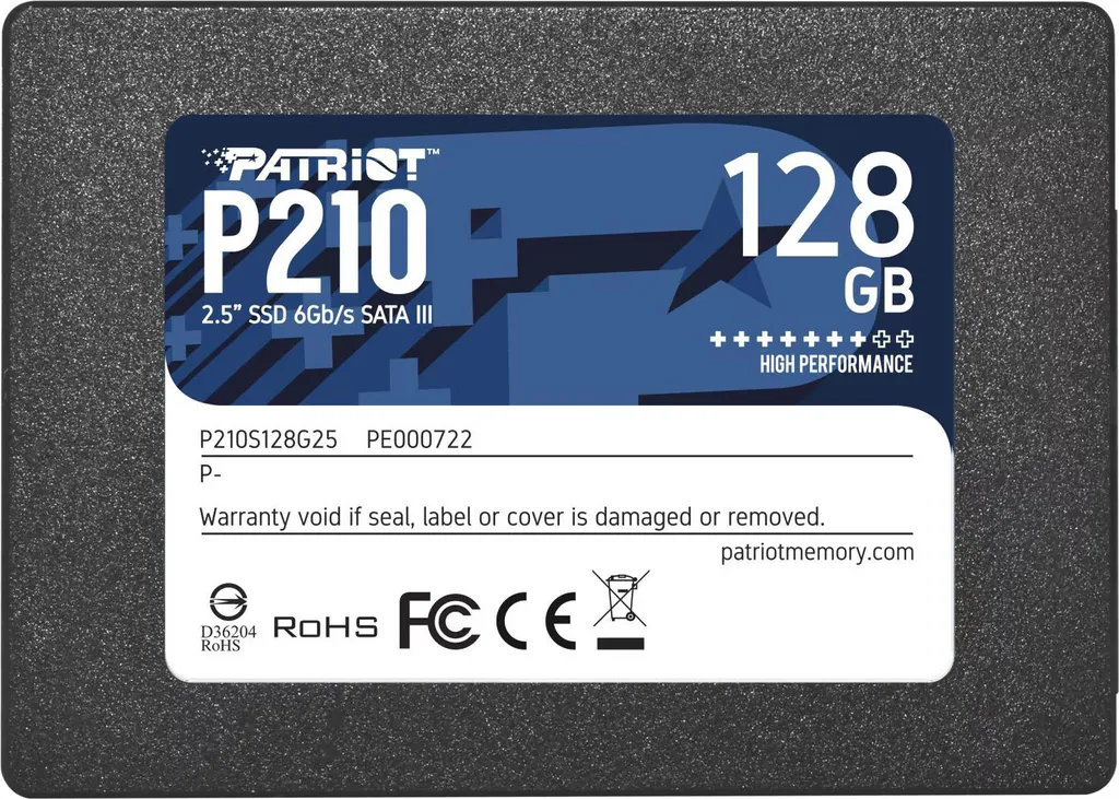 Review e Vendita Patriot P210 128GB SSD - La Scelta per l'Ufficio