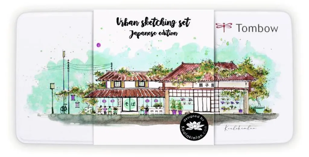 Kit Urban Sketching Tombow : Idéal pour dessiner en extérieur et voyage