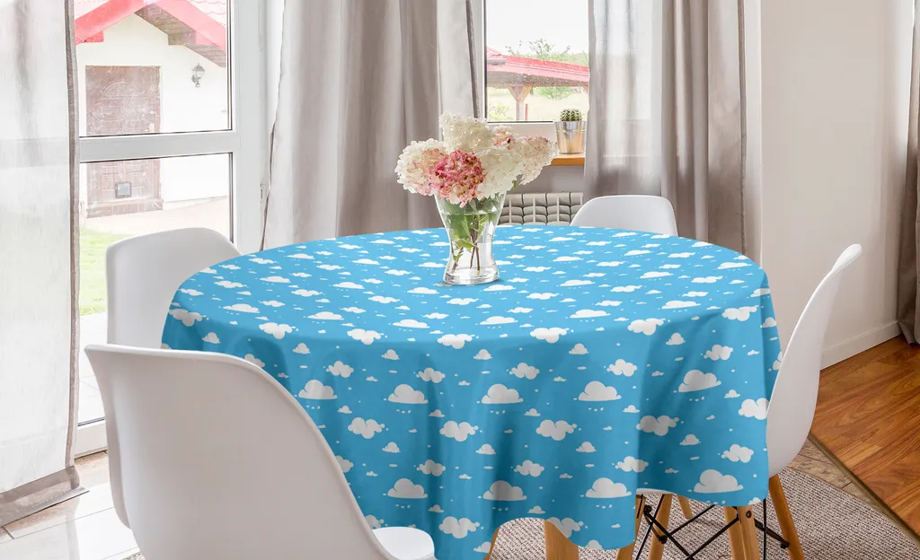 Tovaglia Rotonda 150cm Poliestere Satin Abakuhaus - Alta Resistenza