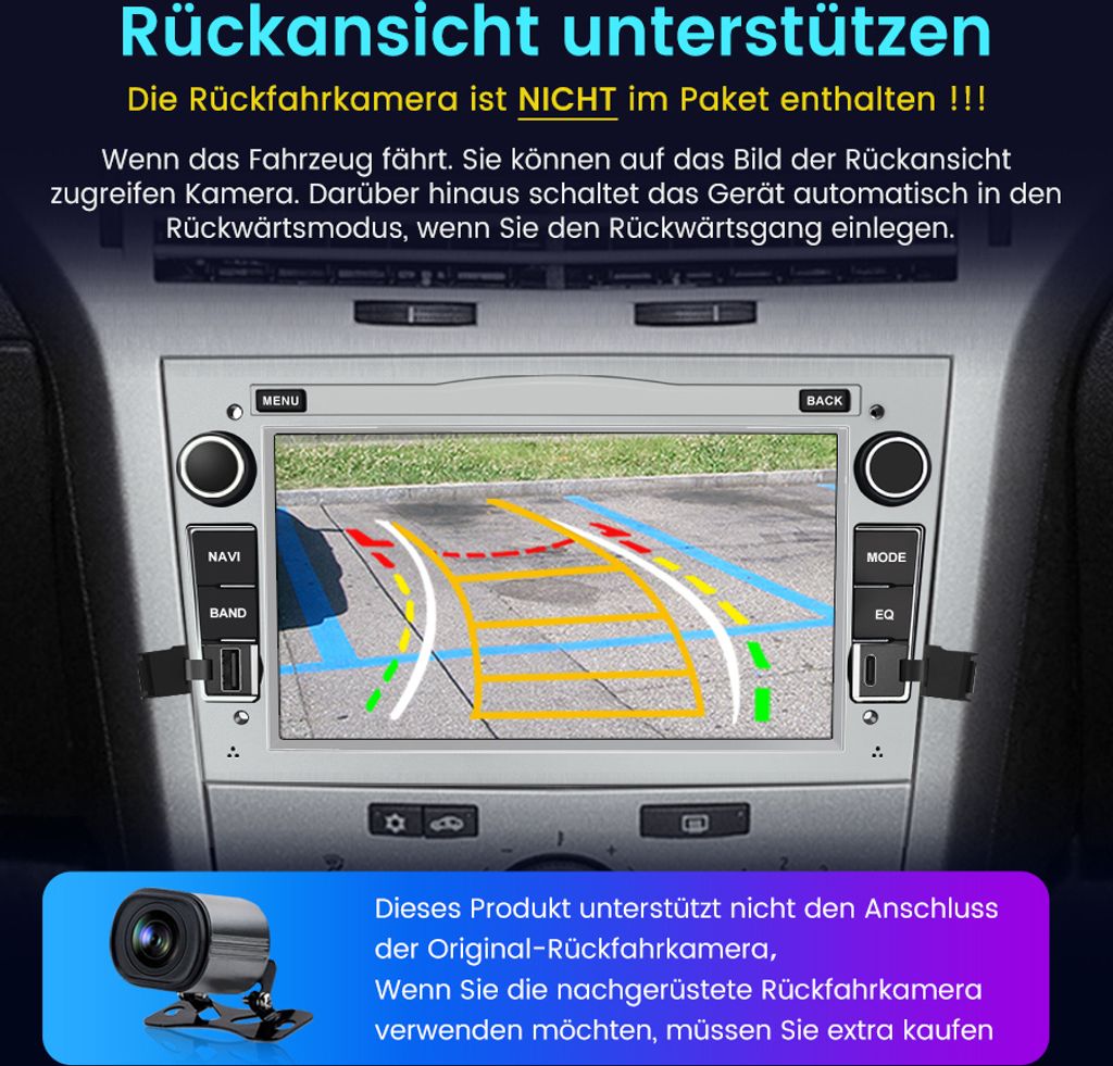 Carplay pre Opel Astra H Corsa C D Zafira DAB+ 7 palcový Produktbild 7