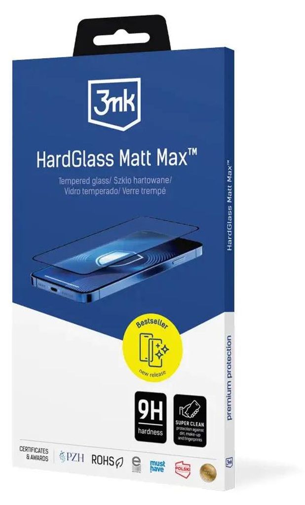 Verre trempé 3mk HardGlass Matt Max pour iPhone 17 Pro Max Image du produit 