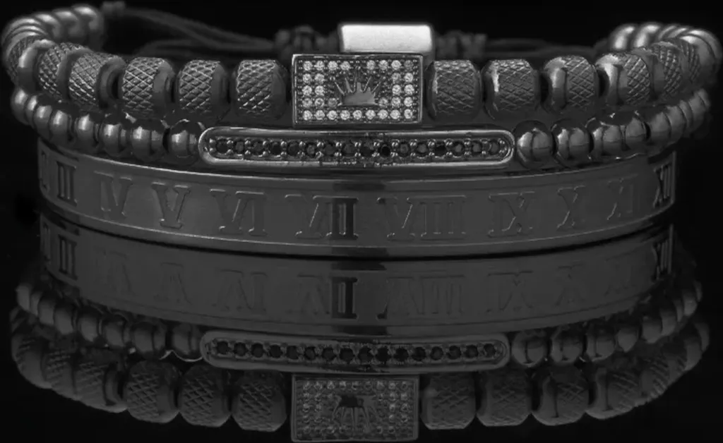 Regala un'Emozione: Bracciale Amba Nero KP34364 in Confezione Lusso