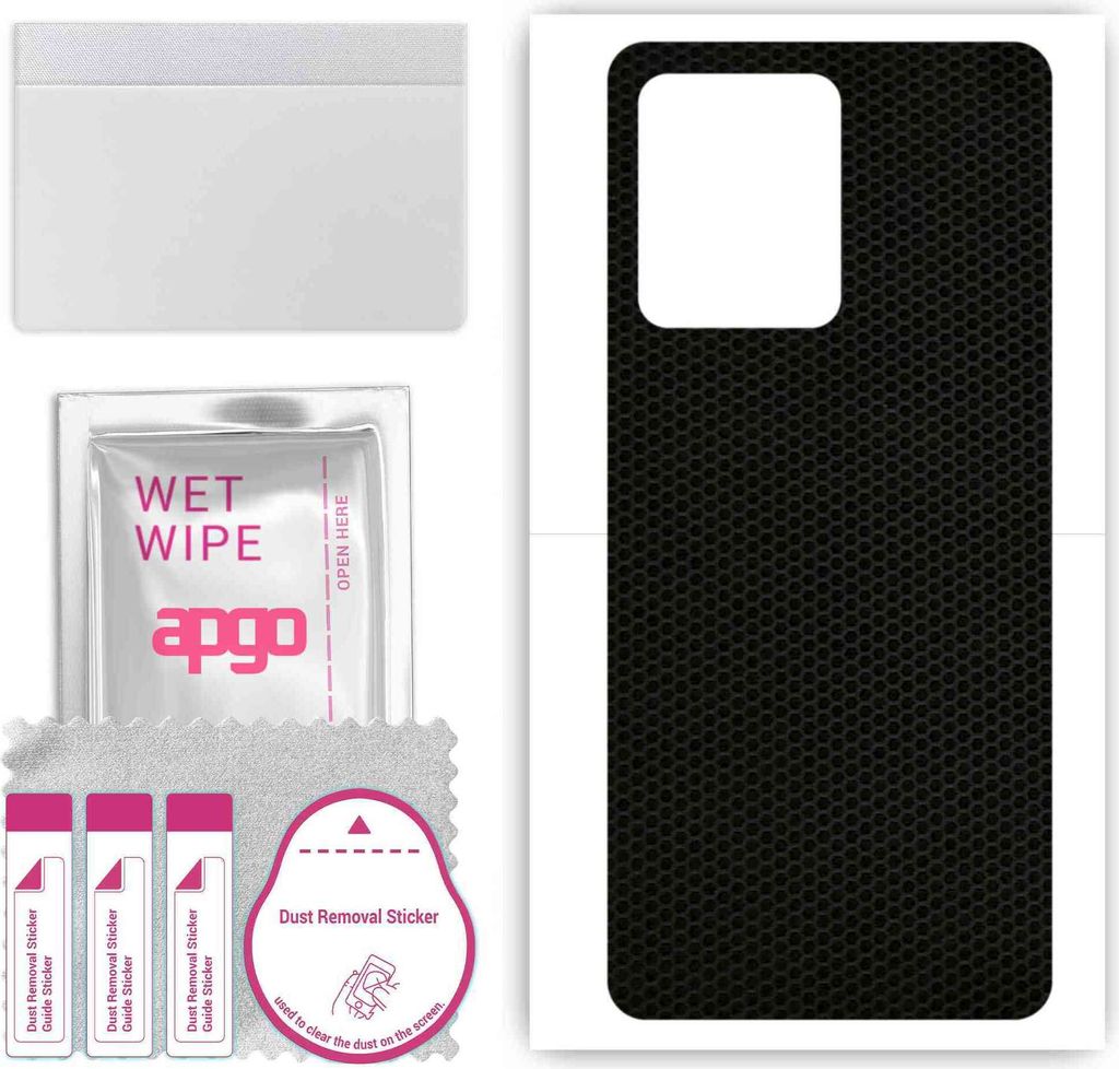 apgo Rückseite Schutzfolie, Skin, kompatibel mit Vivo V23 Pro, Hinten Displayschutzfolie aus Vinylfolie, kratzfest, einfache Montage - Matrix