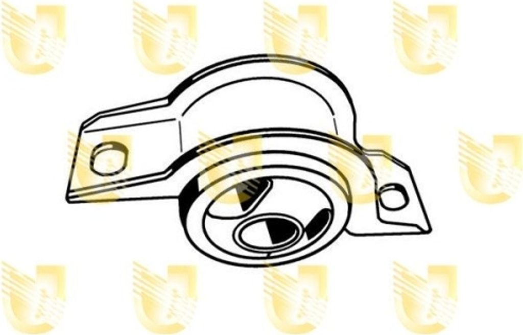 1 Lagerung, Lenker UNIGOM 391442 für FORD, Vorderachse beidseitig, außen