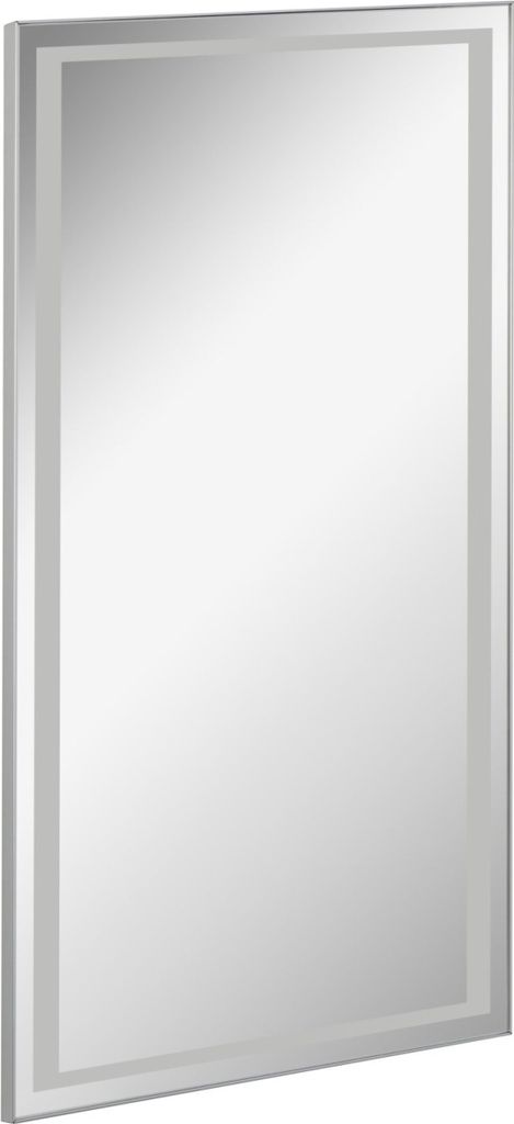 FACKELMANN LED Spiegel FRAMELIGHT 40 / Wandspiegel mit umlaufender LED / Maße (B x H x T): ca. 40 x 70 x 3 cm / Lichtfarbe: Tageslichtweiß / Leis...