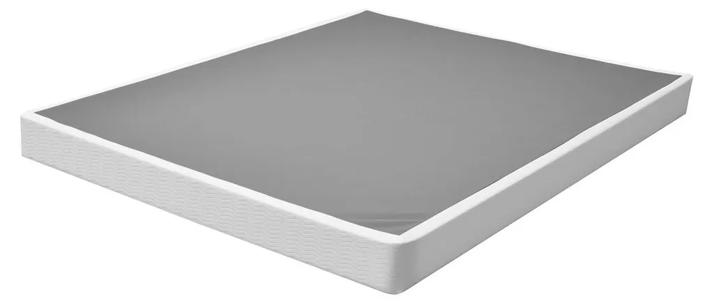 Base de matelas Queen Size 13cm et cadre de lit robuste en métal noir