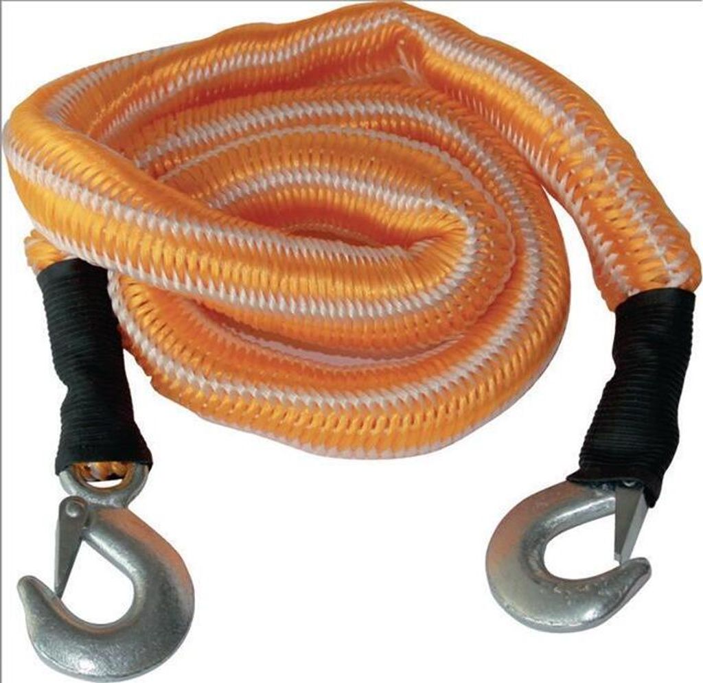 Lina holownicza samochodowa Super Stretch 2800kg PP hak/hak Zdjęcie produktu 