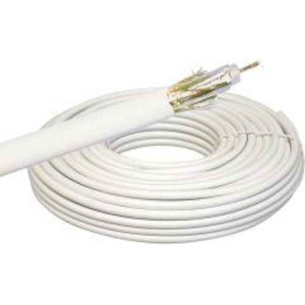 Schwaiger Kabel / Adapter, 50 m, Weiß