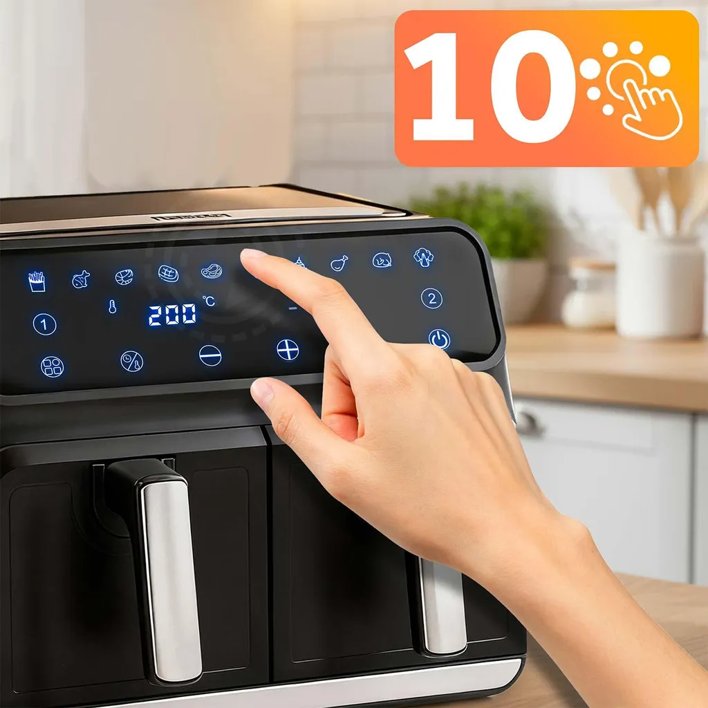 Recensione Berdsen BD-653: Friggitrice Aria Calda 1700W Doppia Area - 40
