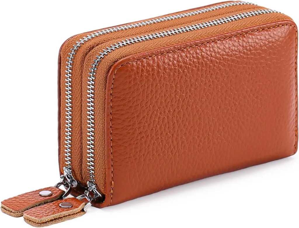 Porta Carte Credito Donna RFID Pelle: Portafoglio Sottile e Capiente