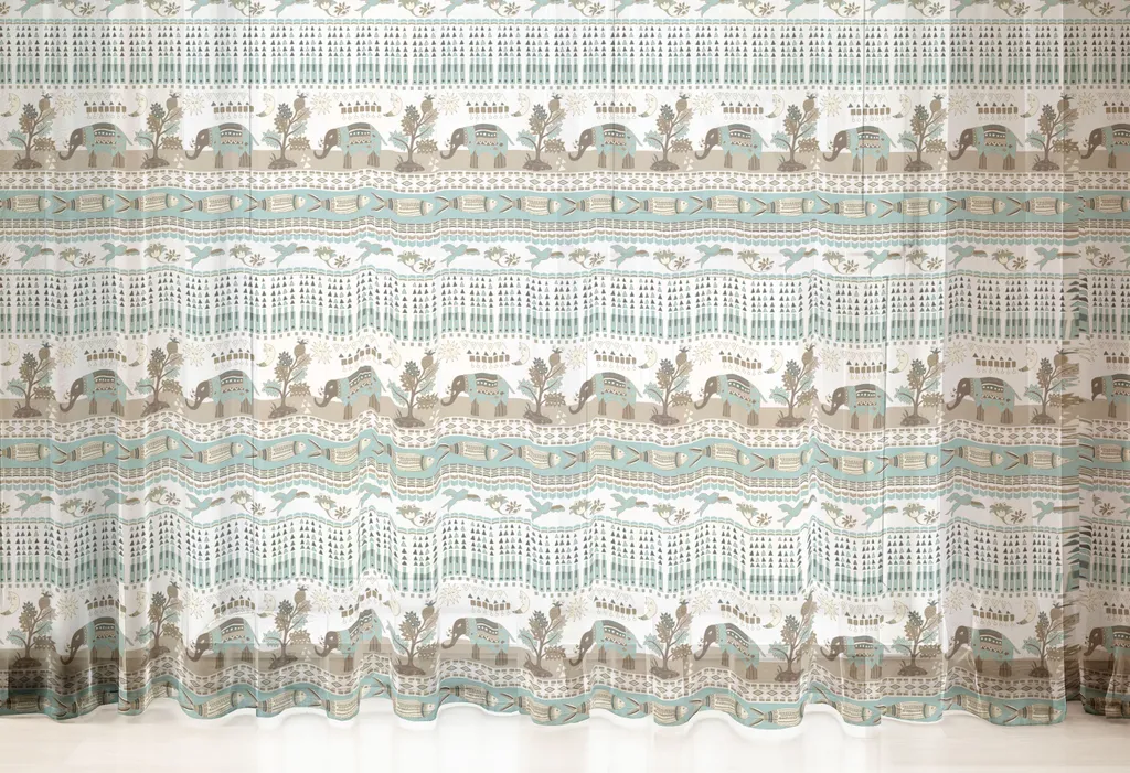 ABAKUHAUS Arazzo Elefante 110x150 Cm | Coppia Di Animali Tonalità Taupe | Tapestry In Microfibra Per Camera Da Letto E Soggiorno - 5