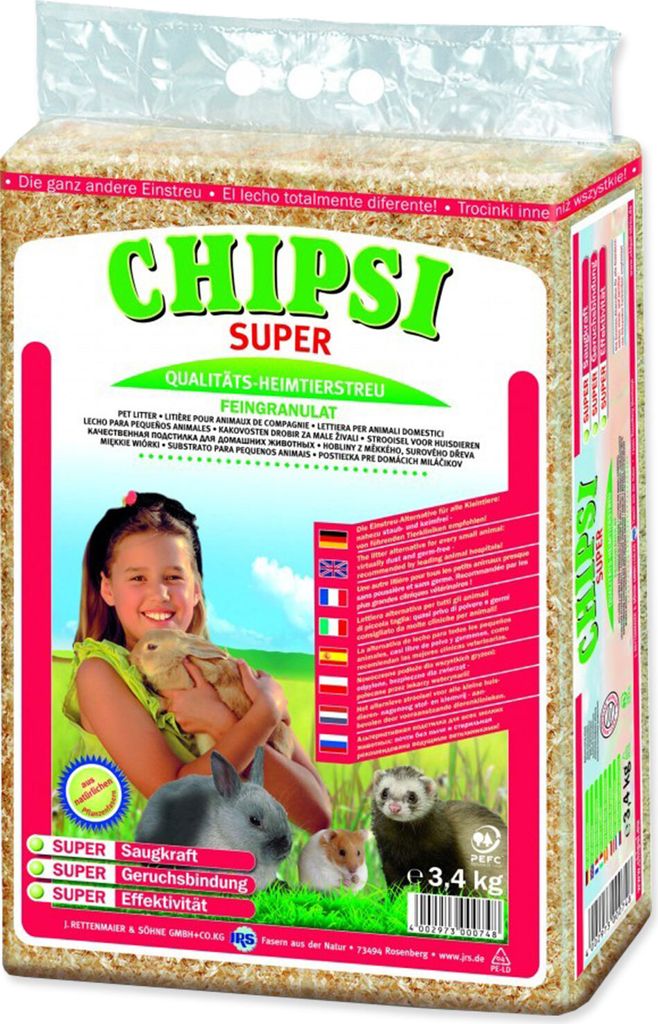 Chipsi 3,4kg Super Legno Granulato Morbido Immagine del prodotto 