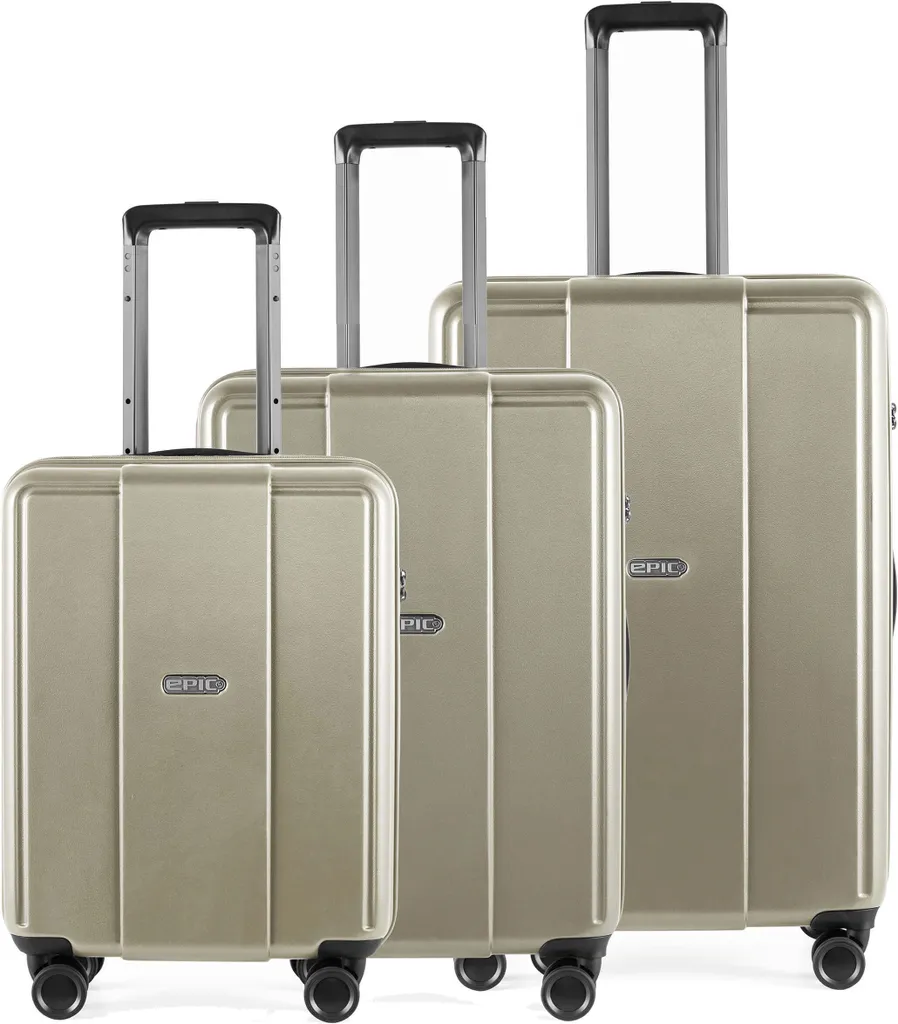 Set valises robustes EPIC POP 6.0 Cava Beige voyagez sans contrainte