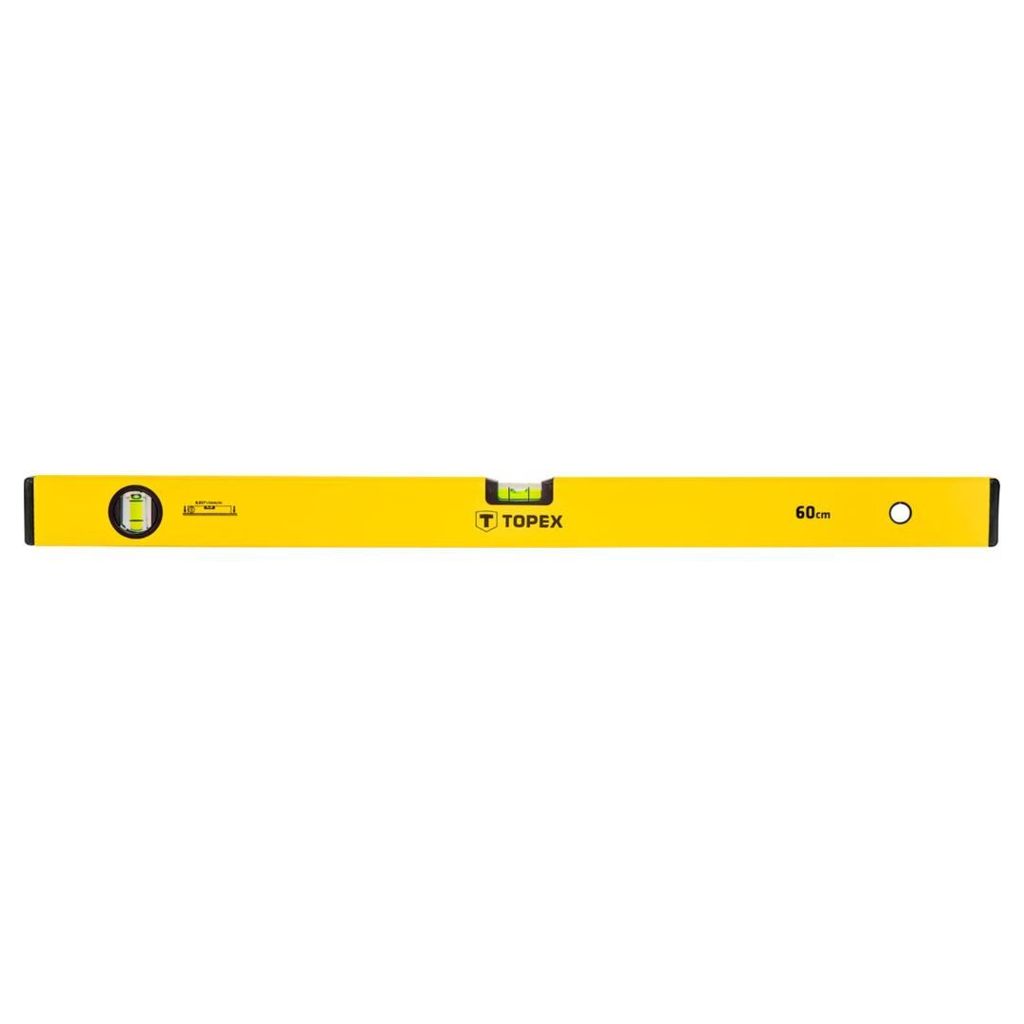 TOPEX Poziomnica aluminiowa typ 500, 60 cm, 2 libelle Zdjęcie produktu 