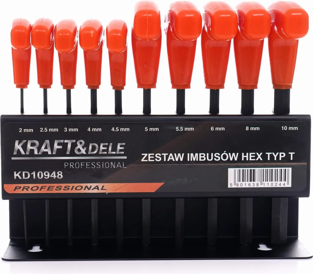 Jeu de clés Allen Kraft&Dele KD10948 pour débloquer les vis difficiles - 11