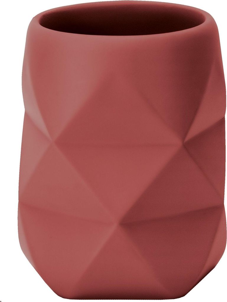 Kleine Wolke Zahnputzbecher CRACKLE Rosenholz