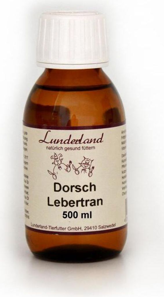 Lunderland - Dorschlebertran BARF für Hunde 250ml Produktbild 