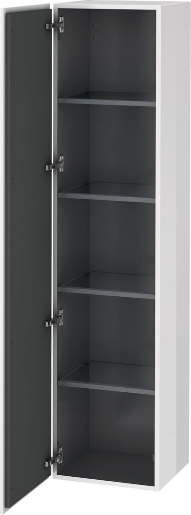 Duravit Hochschrank L-CUBE 400 x 363 x 1760 mm Anschlag rechts taupe