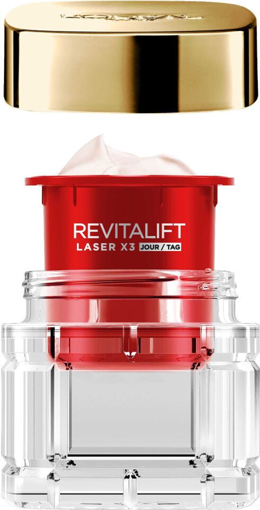 L'Oréal Paris - 2 Aufladbare Anti-Aging-Cremes Kit - Revitalift Laser