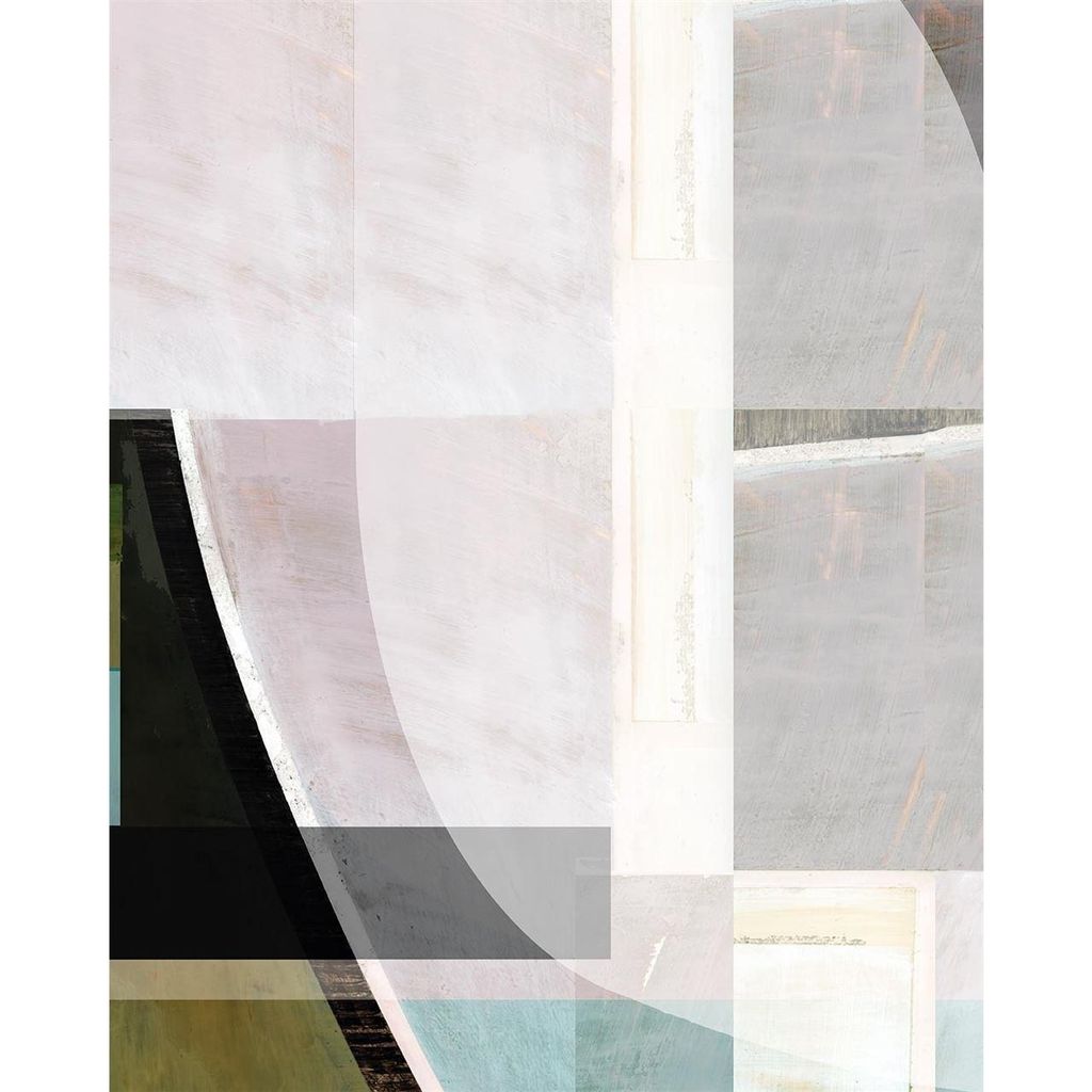 Cartissi - Leinwanddruck "Blue Green White", Abstrakt PM6973 (80 cm x 60 cm) (Weiß/Blau/Grün)