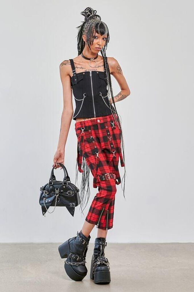Banned Alternative Top Damen STREET ANARCHY TOP schwarz L