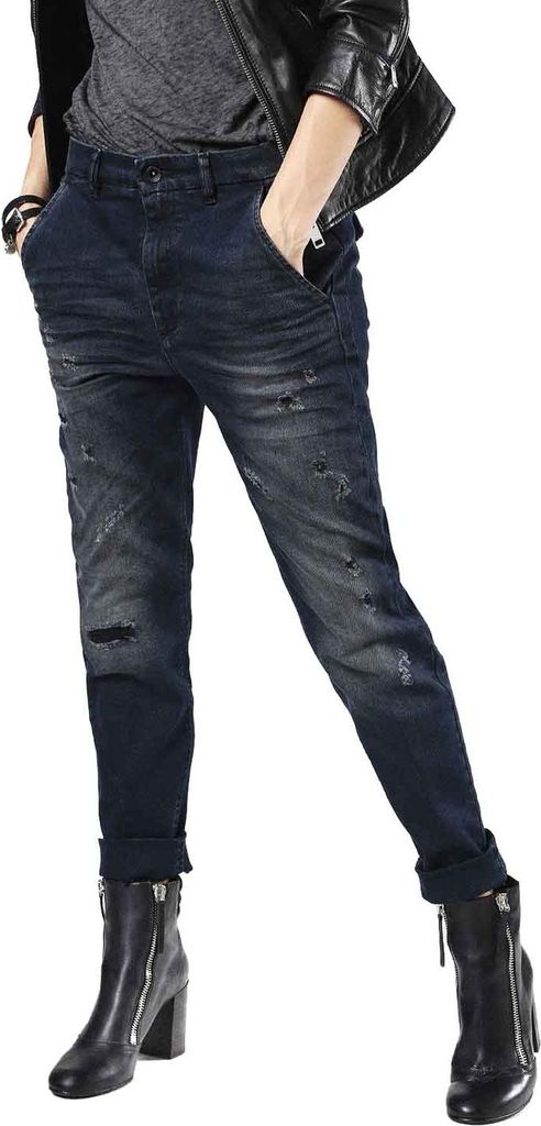 Diesel Slim-Cino F 0677K Damen Chino Jeans Hose