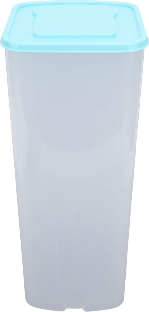 Bread Container Plastic Large Capacity Space Saving Box Keeper with Lid for Home Picnics Camping Trips Green