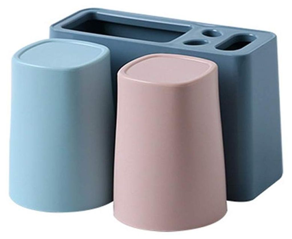 Solidchoice - Porta spazzolini da montare a parete, con Immagine del prodotto 